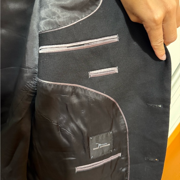 Marc Anthony Black Men's Blazer - Picture 4 of 11